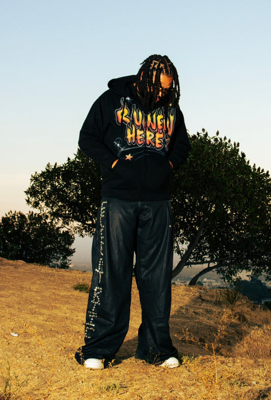Eco Flare Waxed Denim Unisex