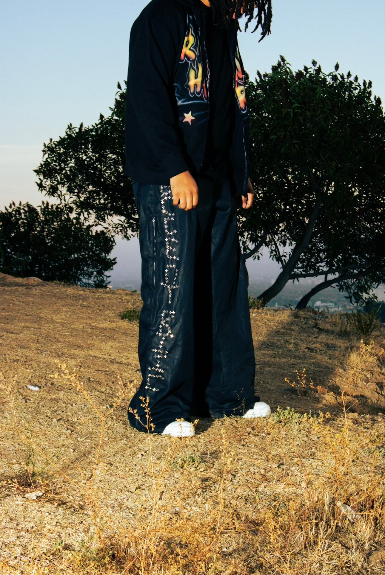 Eco Flare Waxed Denim Unisex