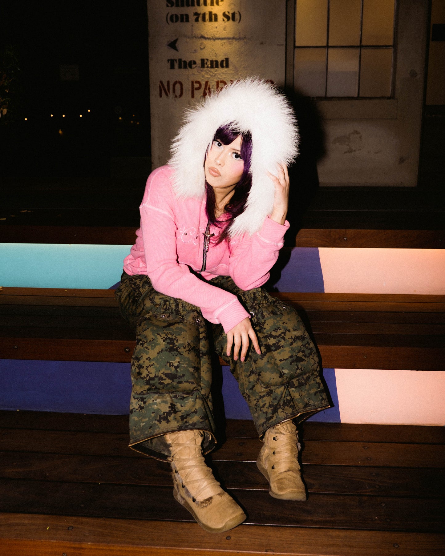 Rose static hoodie